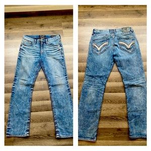 Light wash Mens salvage jeans size 32L